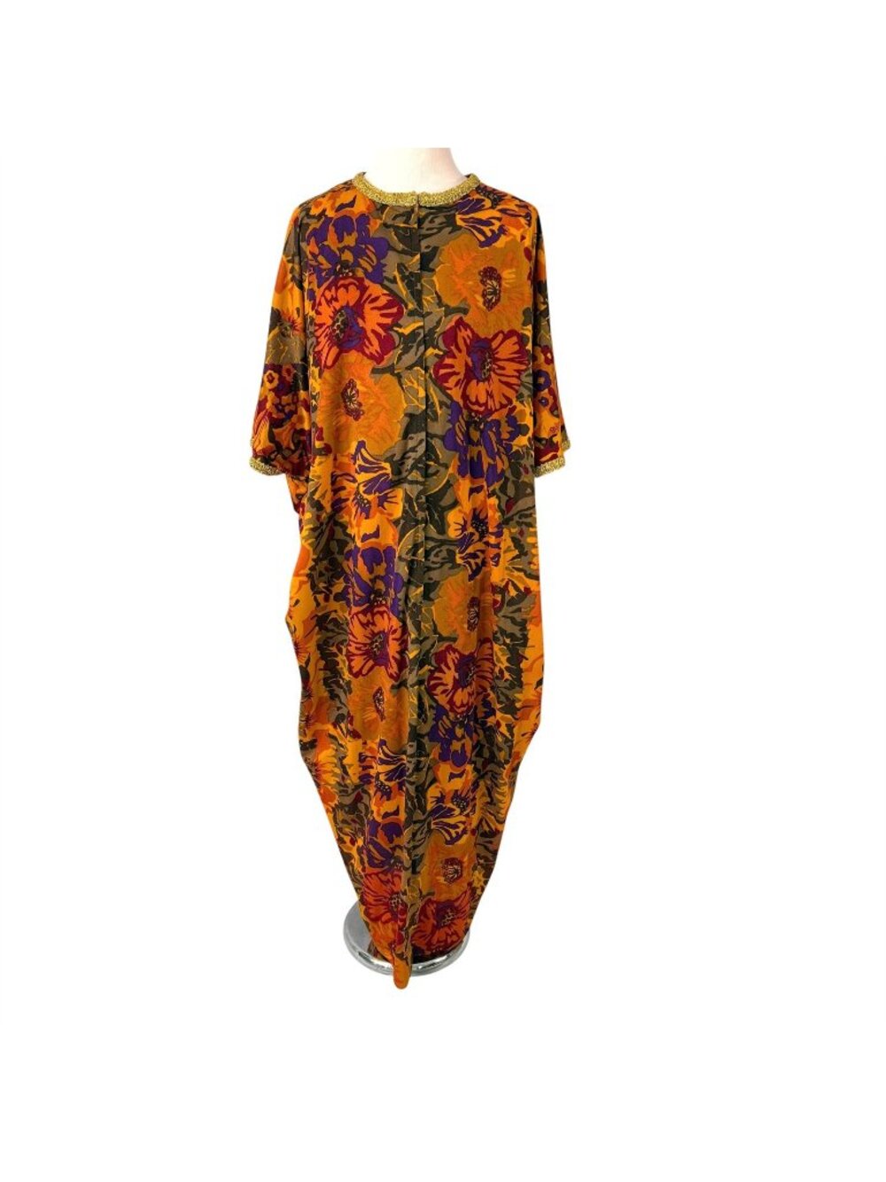 Saks Fifth Avenue Kaftan Loungewear Vintage 1970s Caftan 1 Size Hostess Dress